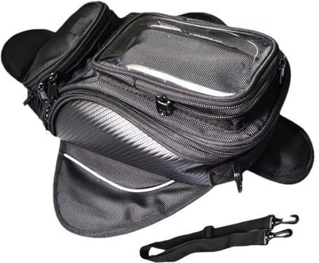 Nixiara Mochila para depósito de moto, bolsa de depósito para moto, bolsa de almacenamiento para depósito, accesorios para bicicleta, bolsa de equitación con imán superfuerte para ciclismo