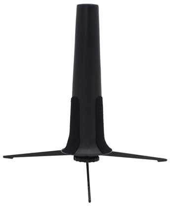 Zusammenklappbarer Saxophonständer für Sopransaxophon, Sopransaxophonständer, verstellbarer Stativhalter, Saxophonhalter, tragbare Basis