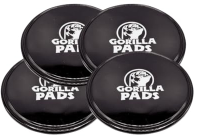 Gorilla Pads – Lot de 4 pièges Collants Anti-punaises de lit - pour Pieds de lit - Réutilisables