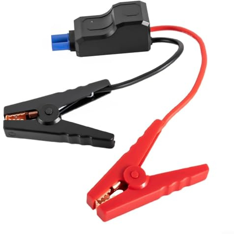 Batterie-Starthilfe-Clips, tragbares Ersatzkabel, intelligente Klemmen mit umgekehrter Ladung, für die meisten 12-V-Autobatterie-Starthilfe mit EC5-Ausgang (650-A-Clip)