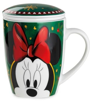 Egan Teekanne Winter Magic Minnie Maus, 430 ml, Kollektion Winter Magic, Teekanne aus Porzellan, Fassungsvermögen 430 ml, Referenz: 127013.