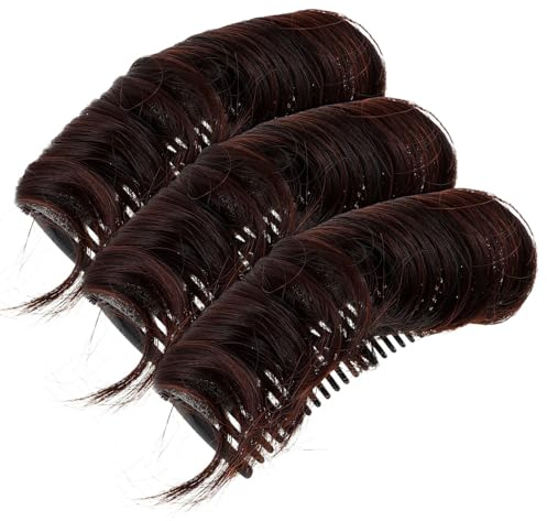 BUTIFULSIC 3 Stück Teiliges Unsichtbarer Haarkissen Clip für Damen Hoher Haaransatz Voluminöser Hinterkopf Diskretes Styling accessoire für Natürliches Haarvolumen