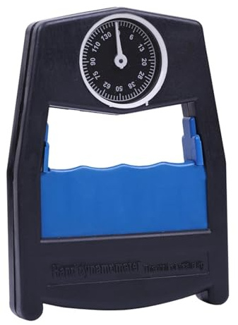 Dinamometro for mani Tester for la forza della presa Rafforzatore Misuratore for esercizi manuali for test e allenamento(Blue)