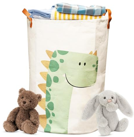 Aufbewahrungskorb Kinder, Wäschekorb Baby Dinosaurier | Faltbar,Wäschekorb Kinder,Aufbewahrungskörb für Spielzeug,für Spielzeug, Kleidung, Kuscheltiere