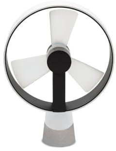 Air&Me Ventilateur AIRAIN Blanc – Design élégant très pur, ultra silencieux, variateur de vitesses en facade, compact et puissant.