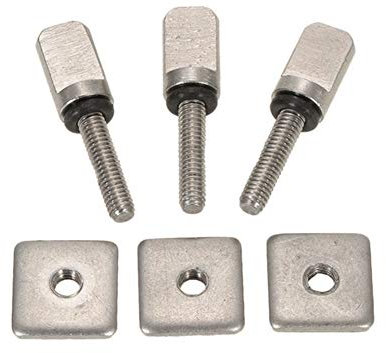 Z-LIANG 3sets Surfbrett Longboard Sliding Fin Screw & Fin Platte Ersatz-Kit for Stand Up Paddle Surfing Bodyboard Zubehör
