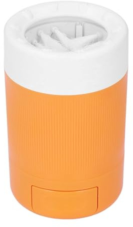Taza de la Lavadora de la Pata del Perro, Limpiador de la Pata del Perro Sano Semiautomático para los Perros para los Gatos para las Mascotas(naranja)