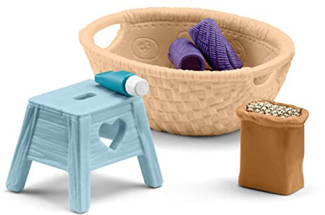 SCHLEICH 42570 Accessoires Tierpflege, für Kinder ab 5-12 Jahren, Horse Club - Zubehör