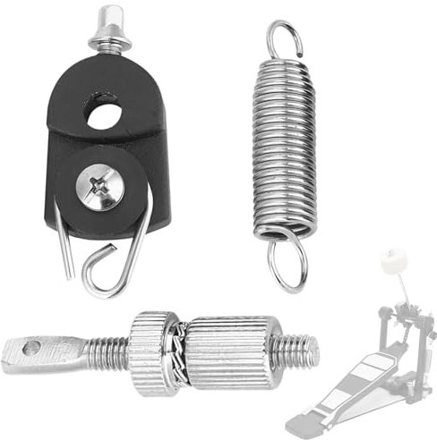 Set di Molle per Pedali per Grancassa, Camma a Molla per Pedale di Ricambio per Grancassa per Parti del Kit di Tamburi Tenditore per Strumenti a Percussione