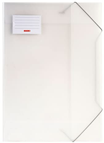 NEU BRUNNEN Sammelmappe FACT!pp DIN A3 aus Kunststoff, weiß, mit Gummizug
