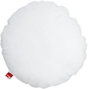 POWER INN – Innenkissen Baumwolle | 50 cm - Rund | Waschbares Kisseninlett als Dekokissen, Sofakissen und Kopfkissen | gefüllt mit Oeko Tex 100 Füllwatte (1, 50 cm)