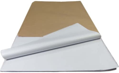 480 Sheets of Acid Free Tissue Paper White MG 18gsm Wrapping Decorative Sketch and Cutting Paper for Art Craft and Packing - 450mm x 700mm