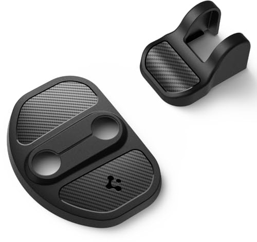 Spigen Tesla Model Y Juniper 2026 und Model 3 (~2023) Türschlossabdeckung, 4 Stücke Door Lock Cover Auto Türschloss Abdeckung Entwickelt für Tesla Model Y Juniper 2025 2026 und 3 (~2023) Zubehör