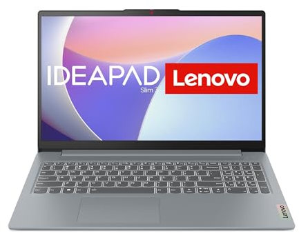 Lenovo IdeaPad Slim 3i Laptop | 15,6 Full HD Display | Intel Core i3-N305 | 8GB RAM | 256GB SSD | Intel UHD Grafik | Win11 Home | QWERTZ | grau | 3 Monate Premium Care