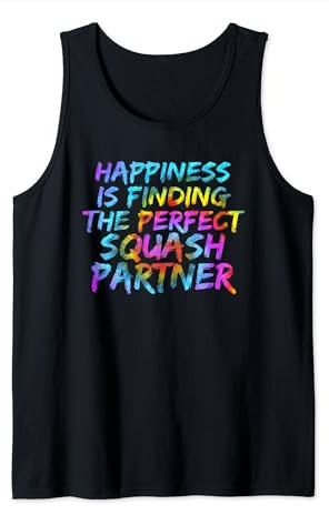 Squash Trainer Lustiger Squash Spruch Squash Spiel Partner Tank Top
