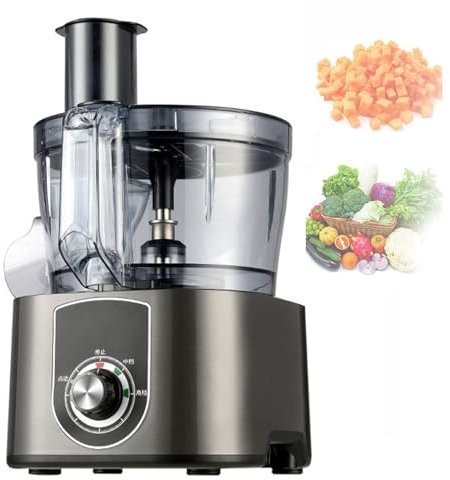 Picadora de verduras eléctrica 2 en 1, picadora multifuncional, cortadora de verduras, cortadora, cortadora automática para trituradora de cebolla, cortadora de patatas, procesador de verduras,Grey