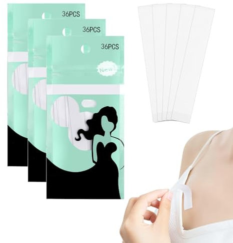 June tech 108 Pcs Double Sided Body Tape and Fashion Tape, Extra Adhesive Double Sided Tape for Clothes Body Tape Double Sided for All Fabric Types