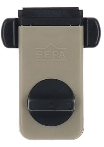 Hinaka SEPA Anti-Falling Prevention, Sash Key, Window Auxiliary Lock, Ventilation Effect, Silver Reinforced Resin, Upper Frame Type, Durable, Lightweight, Rust Free, Pack of 1, 206-SL