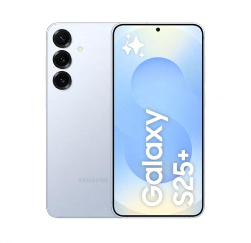 Samsung Galaxy S25+ 256GB Teléfono Móvil con IA, Galaxy AI, 12GB RAM, Cámara 50MP, Dual SIM, IP68, Garantía del Fabricante 3 Años + 1 Año Extra, Color Azul (Versión Española)