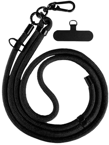 Correas para teléfono – Soporte para teléfono | Kit de correas cruzadas para teléfono y correas de muñeca | Soporte antirrobo para teléfono | Correa de muñeca multifuncional para teléfonos