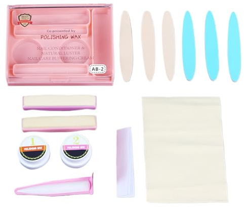Kit de Manicura Japonés Profesional para el Cuidado de Uñas – Herramientas Completas para Mujeres y Adultas | Set de Belleza para Placa Ungueal, Brillo Natural, Fortalecimiento y Estilo – Ideal en Cas