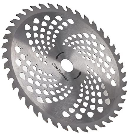 Omquot Decespugliatore Lama per Disco da Taglio Efficiente 40T per Tagliare Erbacce Strumento da Giardino per Giardinieri Acciaio ad Alta Velocità 10x1x0.06 per Agricoltura