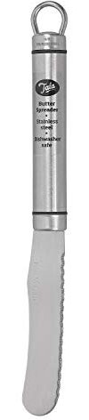 Tala Stainless Steel Butter Knife and Spreader, ideal for spreading butter and soft cheeses, Dishwasher Safe, 22 x 2 x 1.5 cm, Silver