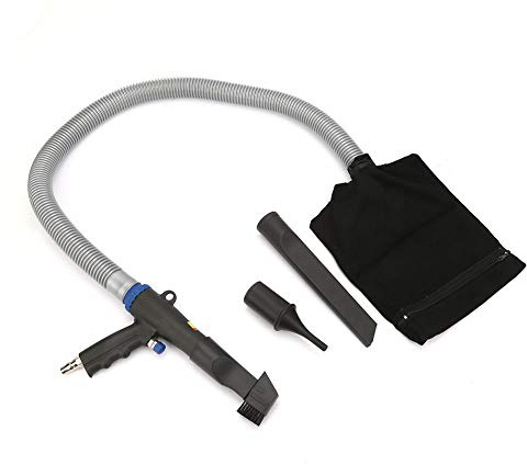 Hilitand Air Compressor Gun Kit, 100cm High Pressure Air Duster Blow Gun Type Pneumatic Cleaning Tool with 22/12/11cm Nozzle