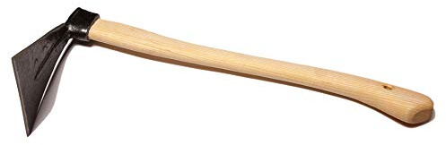 Hacha de mano de madera de cangrejo, forma de resina, con mango de fresno (48 cm)