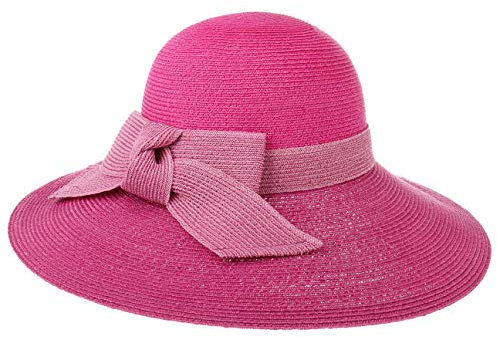 bedacht Mareen Hanf Schlapphut Hanfhut Strohhut Sonnenhut Damenhut Damen - Frühling-Sommer Sommer - One Size pink