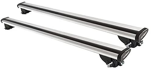 Dachträger Farad SM + Aerodynamic Grey aus Aluminium für VW Touran ab 2003 bis 2014 mit hoher Dachreling