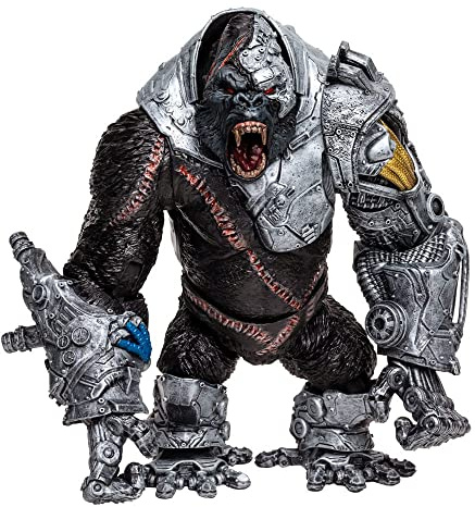 McFarlane Toys, Spawn Comic Cygor Spawn Mega Figur med 22 rörliga delar, samlarfigur med samlarstativ bas – åldrarna 12+