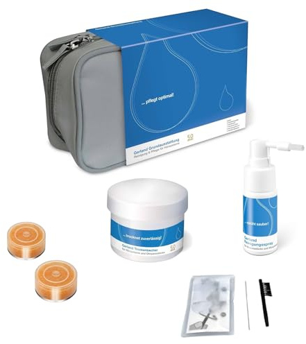 Gerland Grundausstattung - Reinigungs- & Trockenset für Hörgeräte - 30 ml Spray, Trockenbecher, Reinigungssbürste, Transporttasche & 2 Trockenkapseln