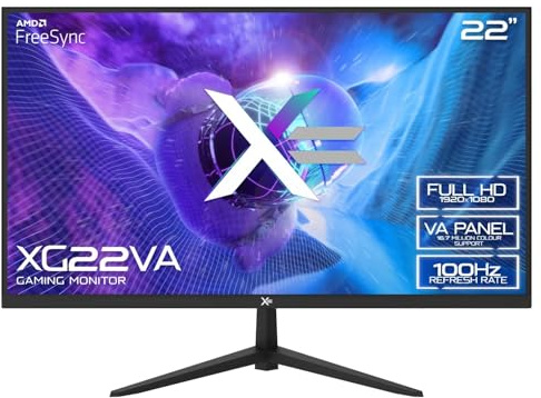 X= XG22VA 21,5 tum Full HD IPS 75 Hz anpassningssynk/FreeSync HDMI spelskärm med högtalare