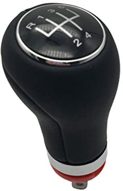 Schalthebel Auto 5-Gang-6-Gang-12-mm-Auto-Schaltknauf für VW für Golf 3 4 5 für Passat für Caddy Schaltknaufkopf (Farbe : 5speed)