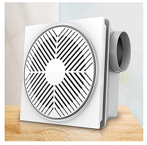 Ventilatore di Scarico Ventilatore a soffitto for cucina e bagno Ventola di scarico silenzioso sottile con valvola di ritegno 30 × 3 0CM. Fan di scarico fumo domestico, 3 0W, 90CFM. Ventilatori per Cu