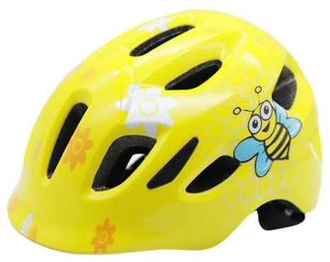 JISADER Rennradhelm Fahrradhelm für Kinder Mode Outdoor-Sport Passt Kinder 3-10 Jahre alt Fahrradhelm Kinderfahrradhelm, GELB