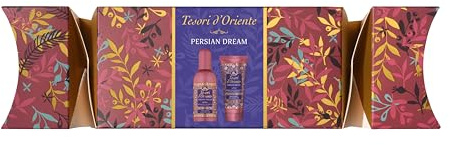 Tesori d'Oriente Geschenkset Persian Dream | EDT & Cremedusche | Aromatisches Geschenkset für ein Wellness-Ritual für Körper & Sinne