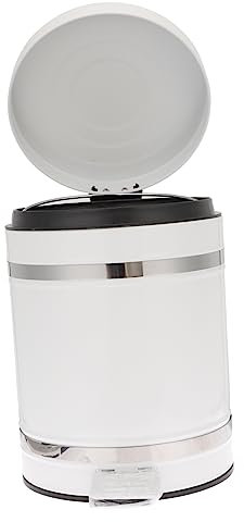 PRETYZOOM Cubo De Basura De Pedal Contenedor Para Residuos Adecuado Para Oficina o Hogar Diseño Tapa Papelera Para Cocina o Baño Capacidad De Cubo De Basura Industrial