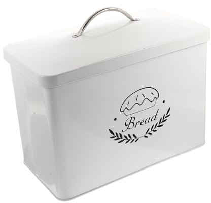 Ciieeo Strong Iron Bread Storage Box Modern Kitchen Accessory Aesthetic Rice Box