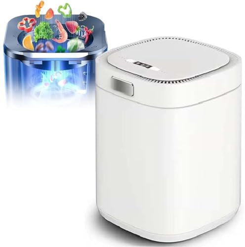 XCSCUK Poubelle à Compost Intelligente, Poubelle électrique, composteur de déchets de Cuisine, composteur à Cycle Alimentaire pour Cuisine