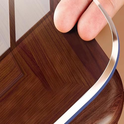 AUJLKJOUV Trasparente Tovaglia Rettangolare 2 mm Spessore Tovaglie Impermeabile PVC Pellicola per Tavolo Cucina Facile da Pulire,su Misura