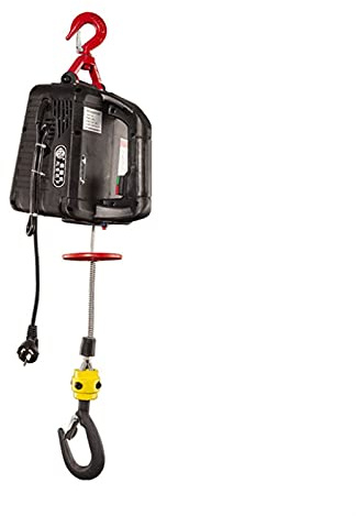 CCKUYT Kettenzug, 500 kg, elektrischer Flaschenzug, tragbare elektrische Handwinde, Traktionsblock, elektrischer Stahldrahtseil-Hebezug, Zugseil, 220 V/110 V
