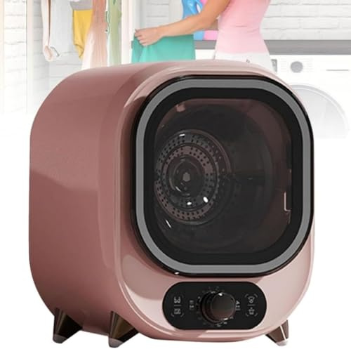 Secadora Pequeña, Centrifugadora Ropa, Condensador Ventilado De 5 Kg, Secadora Centrífuga Portátil Y Compacta, Residencias Estudiantiles Y Espacios Reducidos(Pink)