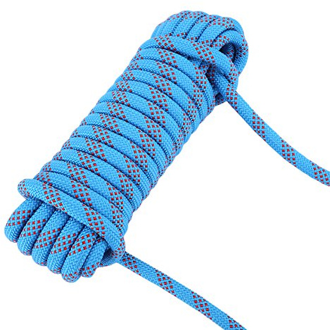 CHICIRIS Corde Paracorde Bleue Robuste de 12 Mm pour Le Camping de Survie d'urgence pour Les Amateurs de Plein Air Polyester 10 M (10M)