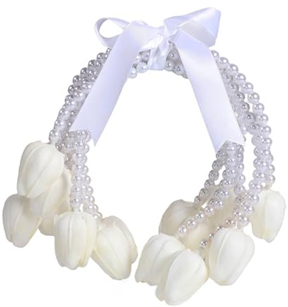 CAZSTYK Realistico bouquet floreale cascata perle calla artificiale bouquet da sposa per cerimonia di nozze cameriera ricordi realistici falsi calla fiori da sposa