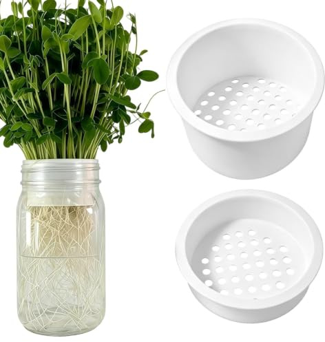 Generico Vassoi per germinazione set di 2 vassoi per piantare, contenitori per coltivazione di germogli per broccoli medica coltivazione in giardino interno Vassoio per germinazione p
