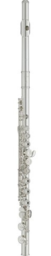 YAMAHA YFL-212-SL Querflöte, Vollsilber Mundlochplatte, Inkl. Etui