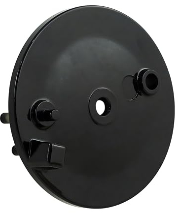 MZA Bremsschild hinten - schwarz - ohne Bohrung f. Bremskontakt - S51, S70, S53, S83, KR51/2