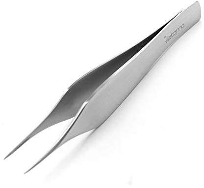 Ketama® | Splitterpinzette (Feilchenfeld) - spitze Pinzette zur Entfernung von Splittern und anderen Kleinigkeiten, perfekt geeignet für höchste Präzisionsarbeit